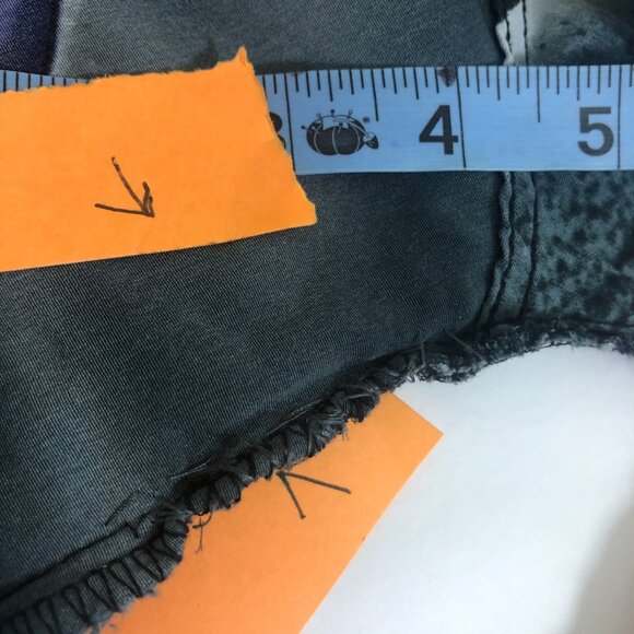 MT:2 VTG Men Rockabilly Anime Samurai Ninja Japanese Script Button Down Shirt XL - Picture 12 of 13